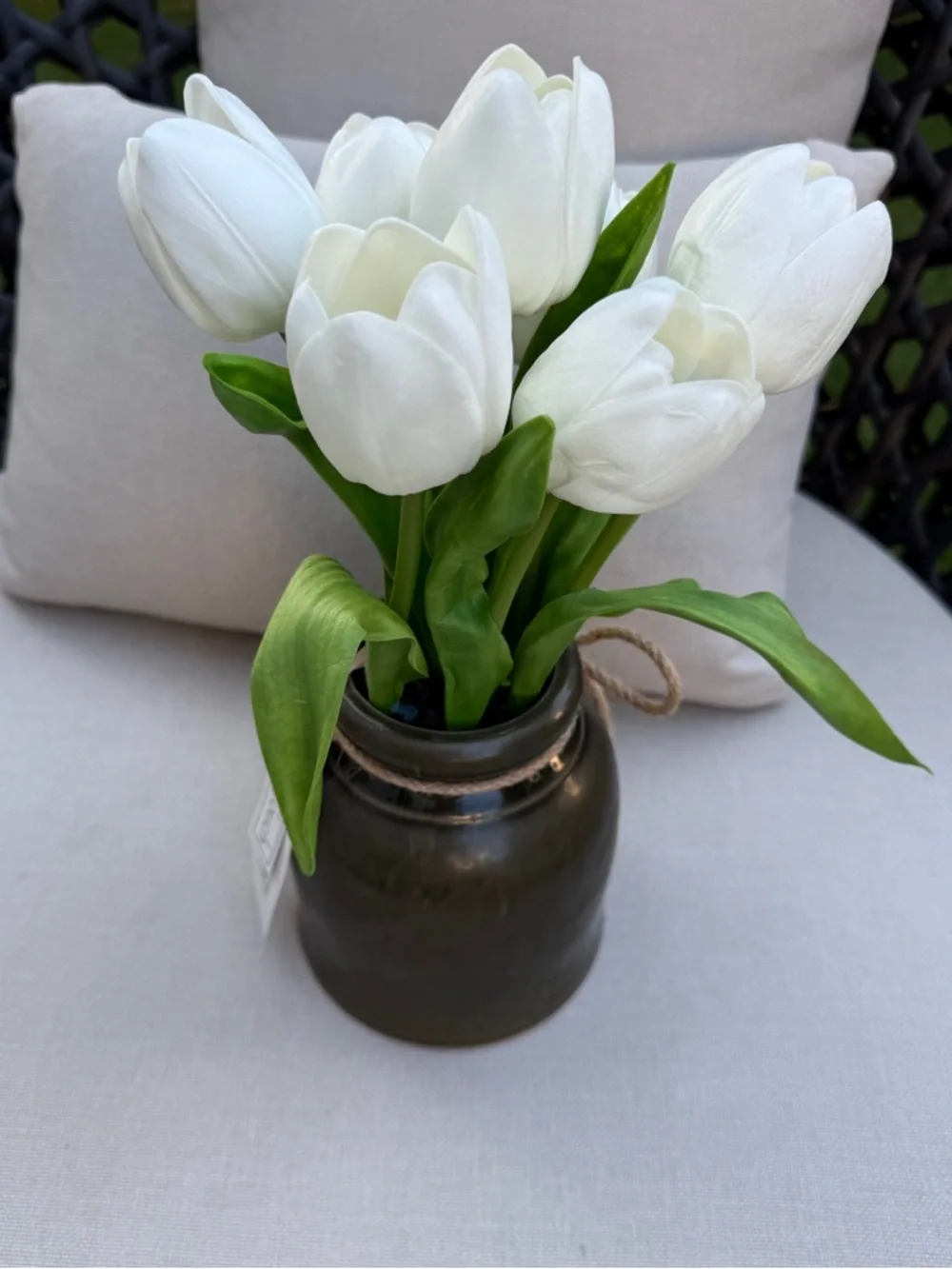 White Tulip Bouquet - NWT